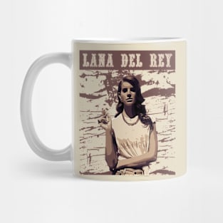 Lana Del Rey //  Brown vintage Mug